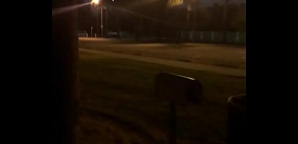  Late night park fucking